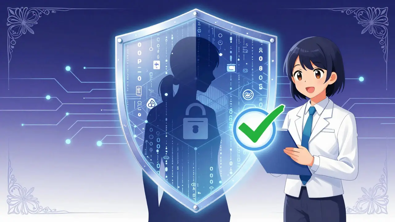 Digital shield protecting private health data from insurers
